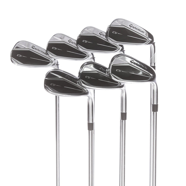 TaylorMade Qi Steel Mens Right Hand Irons 5-SW Regular - KBS Max 85