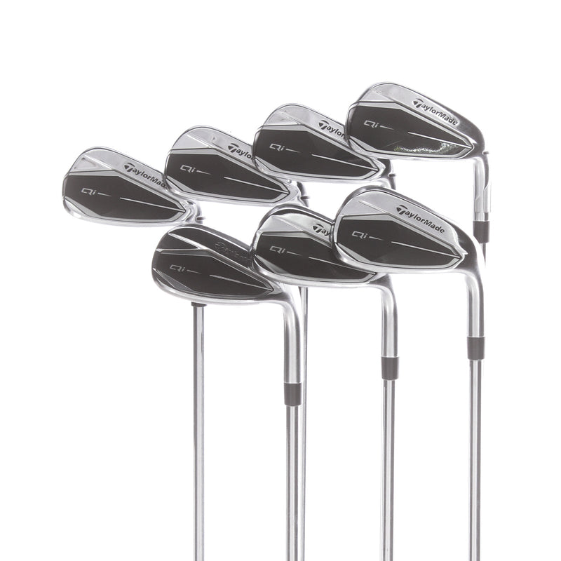 TaylorMade Qi Steel Mens Right Hand Irons 5-SW Regular - KBS Max 85