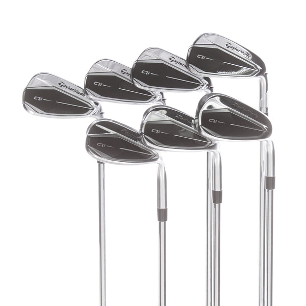 TaylorMade Qi Steel Mens Right Hand Irons 5-SW Stiff - KBS Max 85