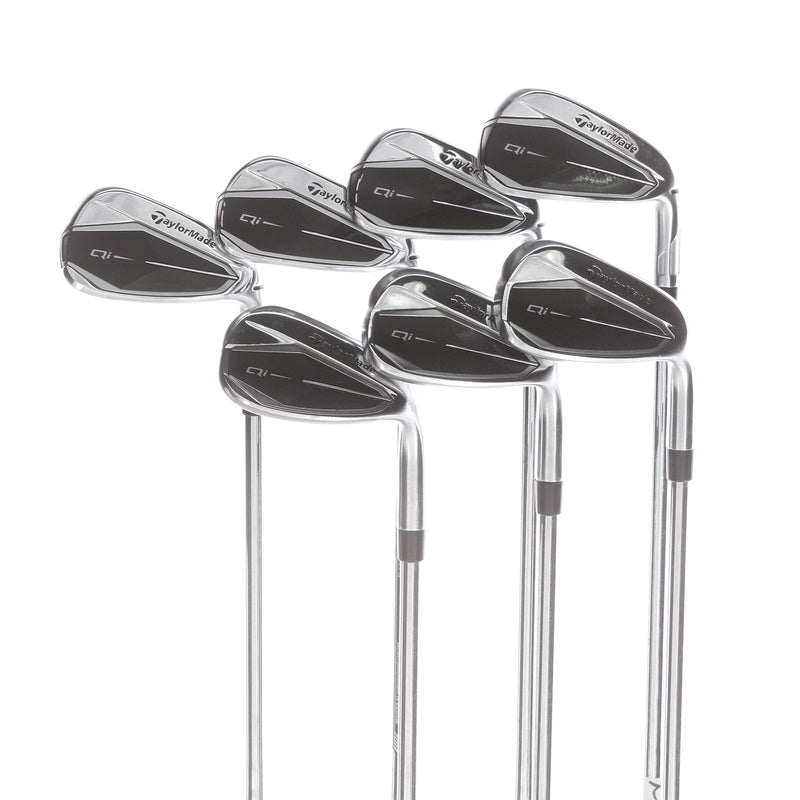 TaylorMade Qi Steel Mens Right Hand Irons 5-SW Stiff - KBS Max 85