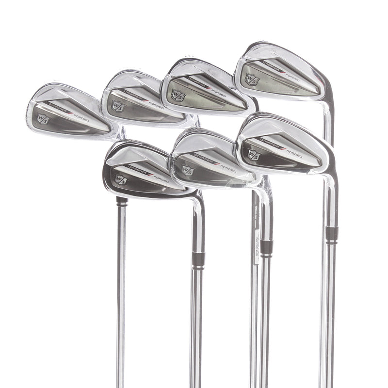 Wilson Dynapwr Forged Steel Mens Right Hand Irons 4-PW Regular - KBS Tour Lite