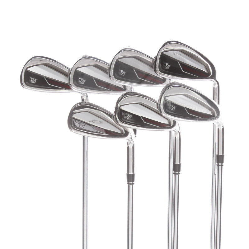 Wilson Dynapower Steel Mens Right Hand Irons 5-SW Regular - KBS Max Ultralite