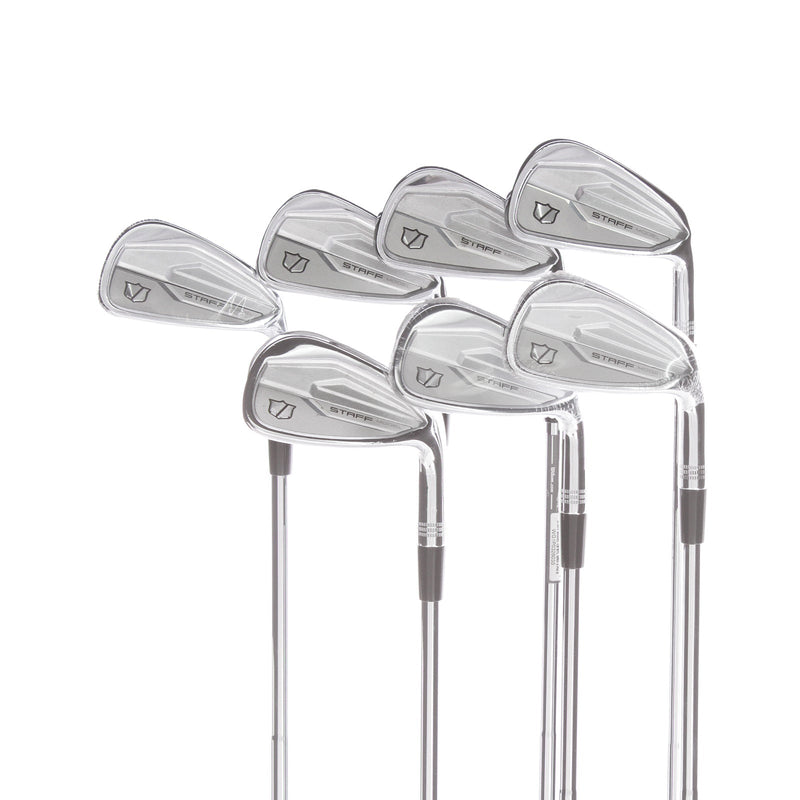 Wilson Model CB 2024 Steel Mens Right Hand Irons 4-PW Stiff - Dynamic Gold MID S300 115