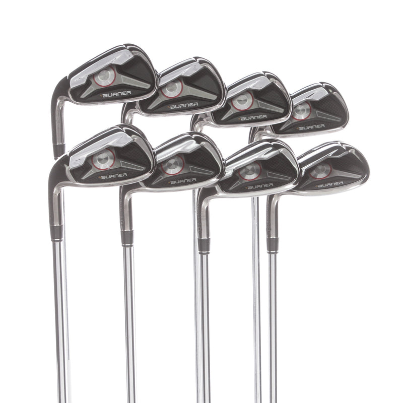 TaylorMade Burner Steel Mens Left Hand Irons 4-SW Regular - TaylorMade Burner 85