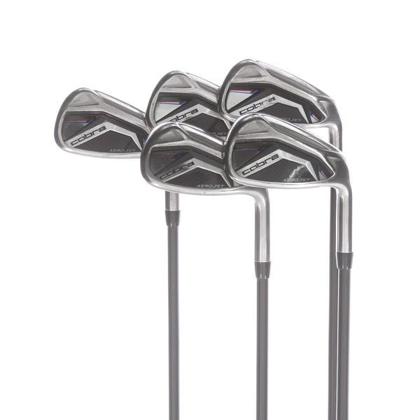 Cobra Aerojet Graphite Mens Right Hand Irons 7-GW Senior - KBS PGI 65