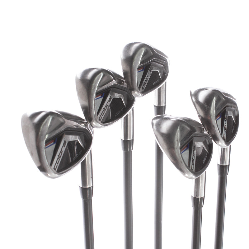 Cobra Aerojet Graphite Mens Right Hand Irons 7-GW Senior - KBS PGI 65