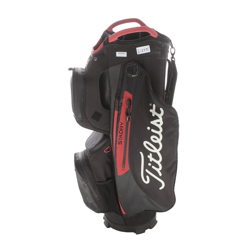 Titleist StaDry Cart Bag - Black/Red