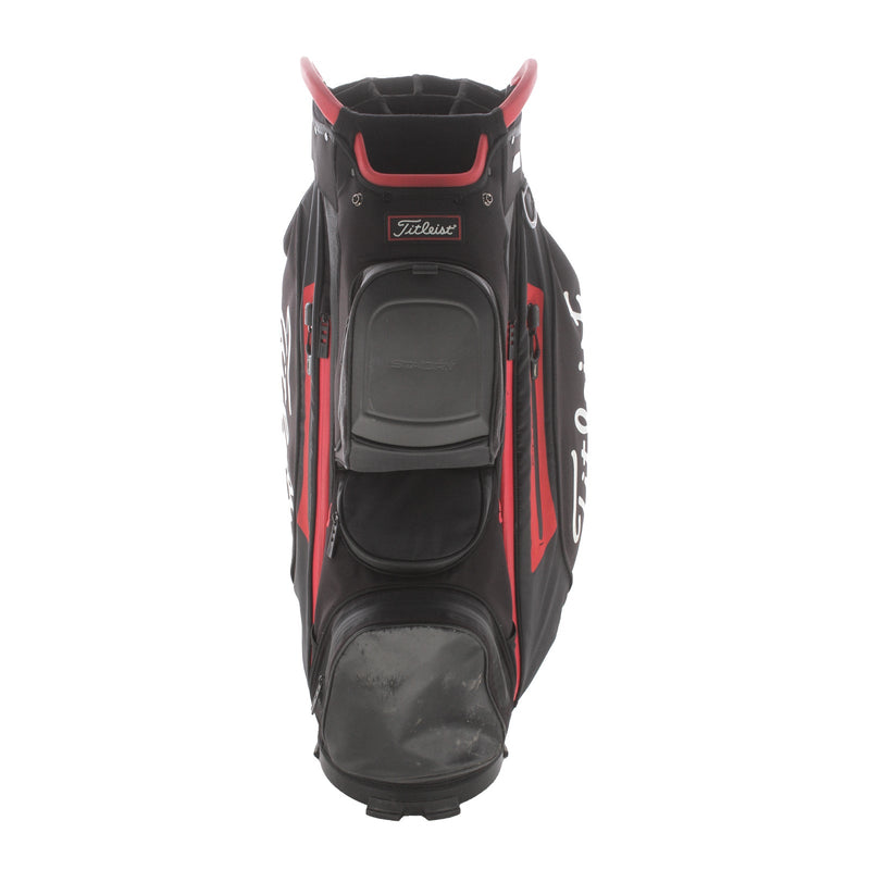 Titleist StaDry Cart Bag - Black/Red