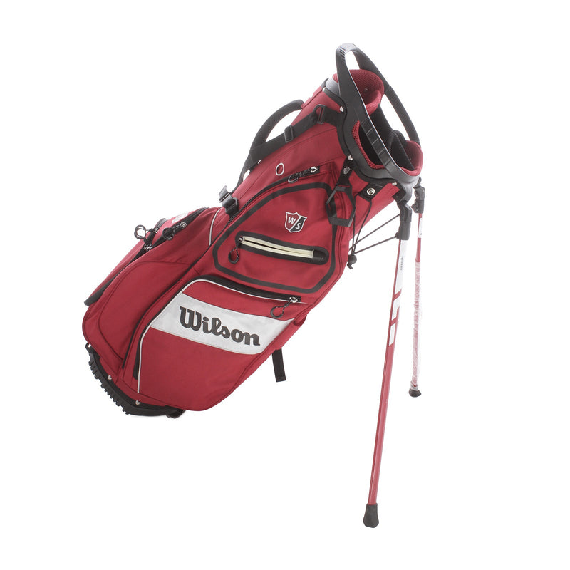 Wilson Stand Bag - Red/White