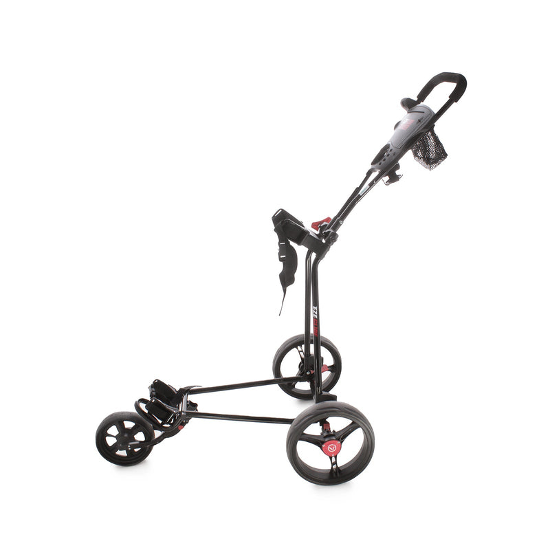 Eze Glide Cruiser 3-Wheel Push/Pull Trolley - Black/Red