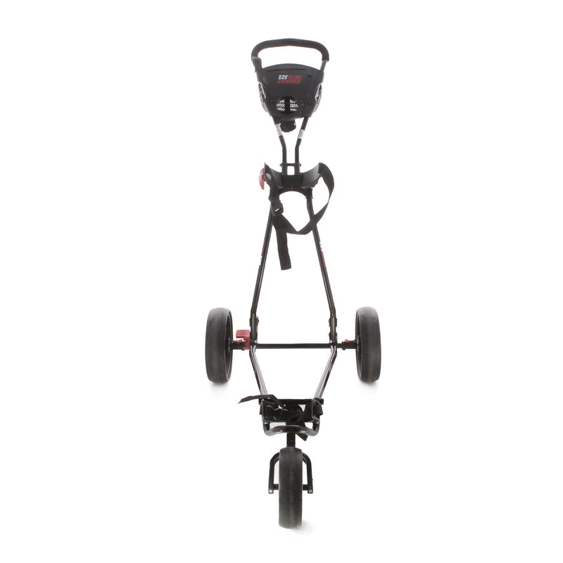 Eze Glide Cruiser 3-Wheel Push/Pull Trolley - Black/Red