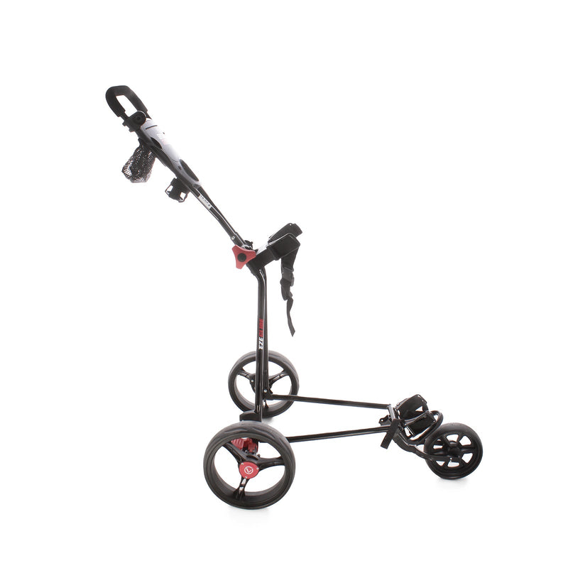 Eze Glide Cruiser 3-Wheel Push/Pull Trolley - Black/Red