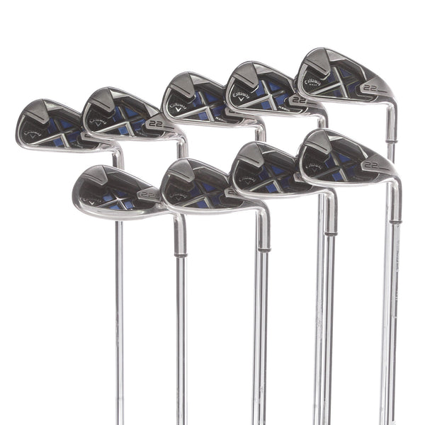 Callaway X-22 Steel Mens Right Hand Irons 3-SW Uniflex - Callaway