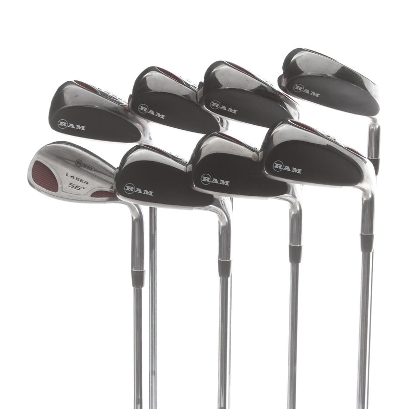 RAM Laser Steel Mens Right Hand Irons 4-SW Regular - RAM