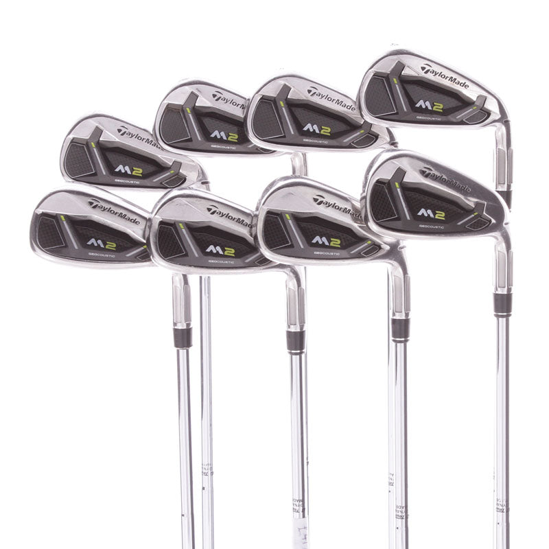 TaylorMade M2 2017 Model Steel Men's Right Hand Irons 4-PW+AW Stiff - Dynamic Gold S300