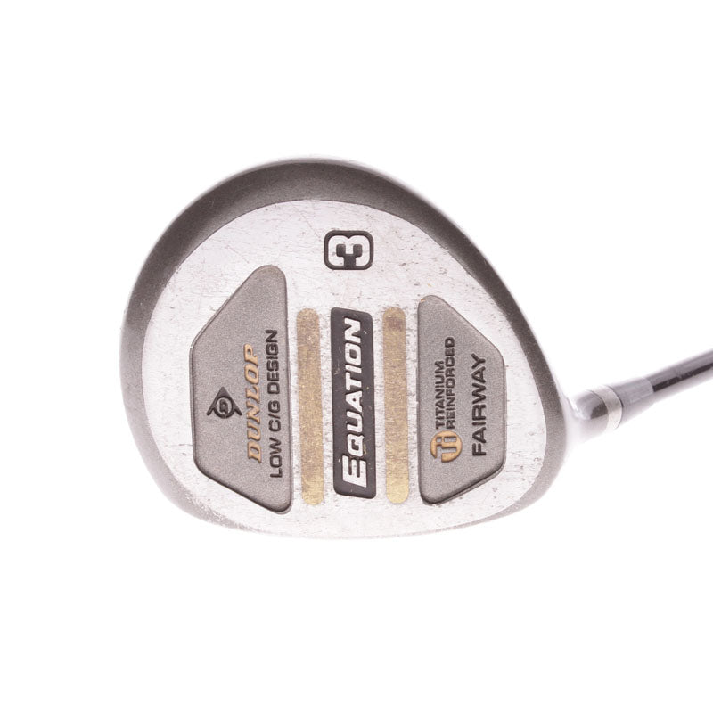 Dunlop Equation Graphite Men's Left Hand Fairway 3 Wood 15 Degree Uniflex - Magnitude