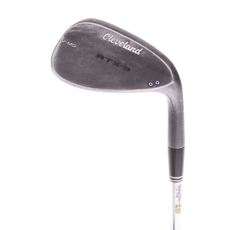 Cleveland RTX-3 Black Satin Steel Men's Right Hand Gap Wedge 52 Degree 10 Bounce Stiff - Project X 6.0