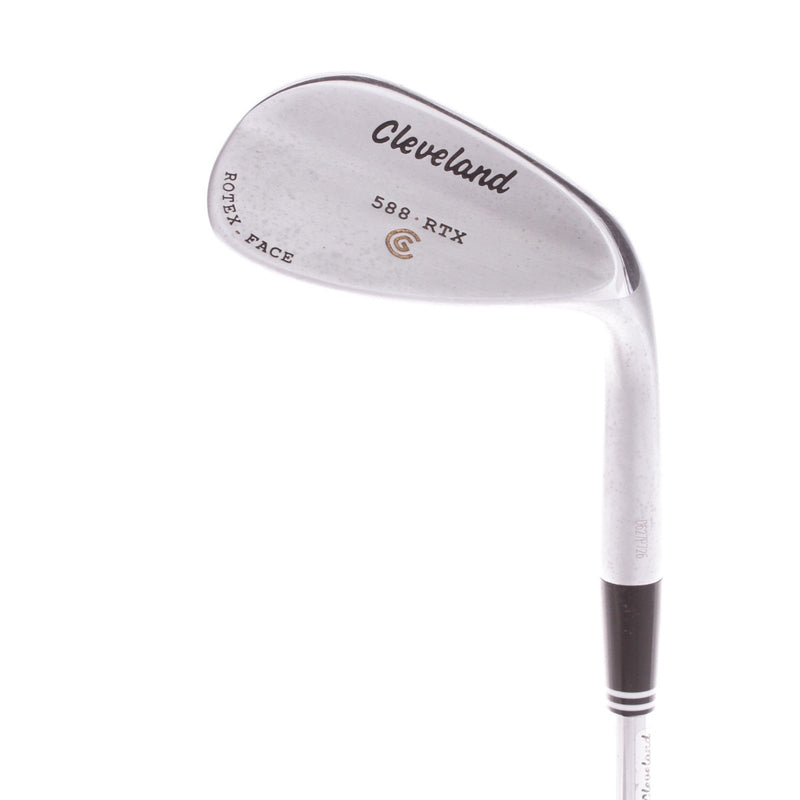 Cleveland 588 RTX Satin Chrome Steel Men's Right Hand Gap Wedge 54 Degree 12 Bounce Wedge - Dynamic Gold