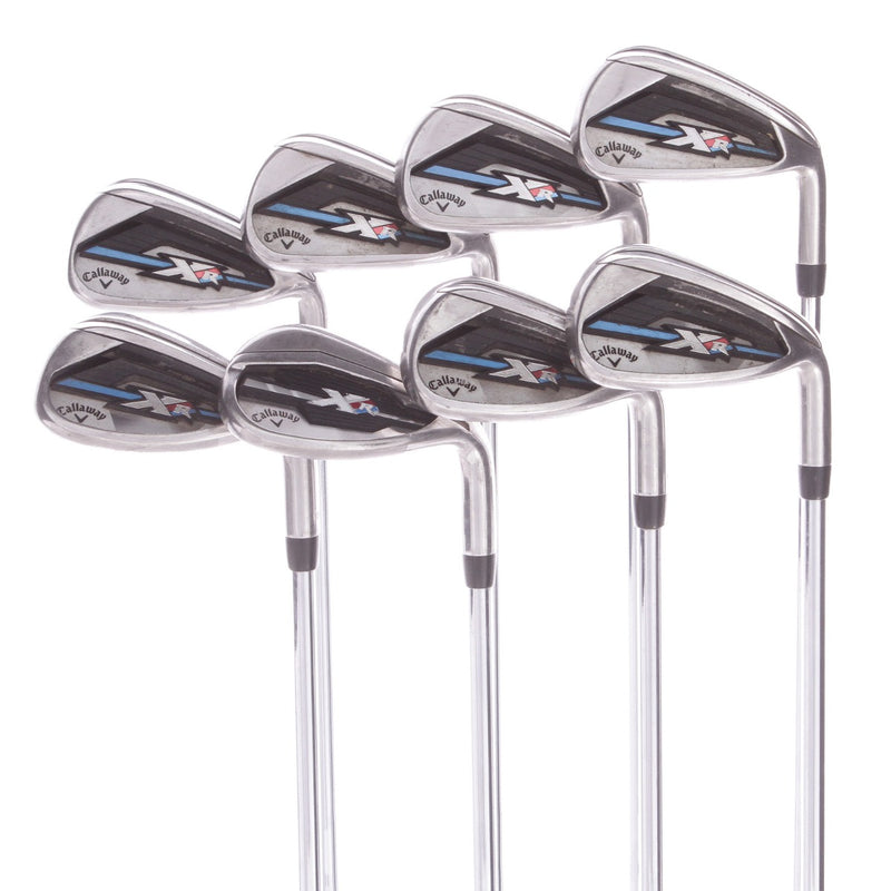 Callaway XR Steel Men's Right Hand Irons 5-SW+LW  Regular - True Temper Speedstep 80