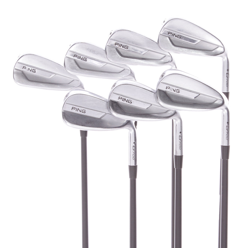 Ping G700 Graphite Men's Right Hand Irons 4-PW Black Dot Regular - Alta CB