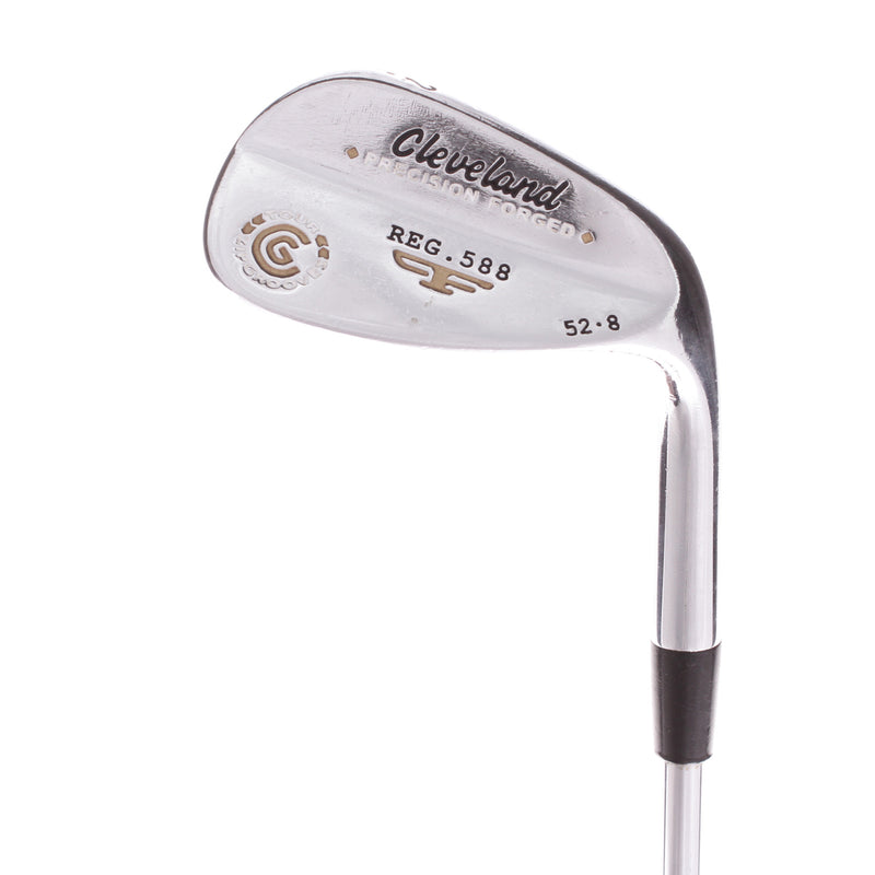 Cleveland 588 Steel Men's Right Hand Gap Wedge 52 Degree 8 Bounce Wedge - Dynamic Gold