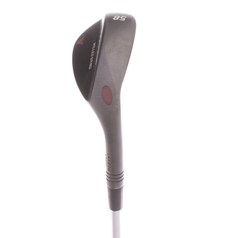 TaylorMade Milled Grind Black Steel Men's Right Hand Lob Wedge 58 Degree 11 Bounce Wedge - Taylormade