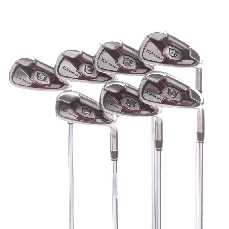 Wilson Staff D200 Men's Right Hand Irons 5-SW  Steel Uniflex - True Temper