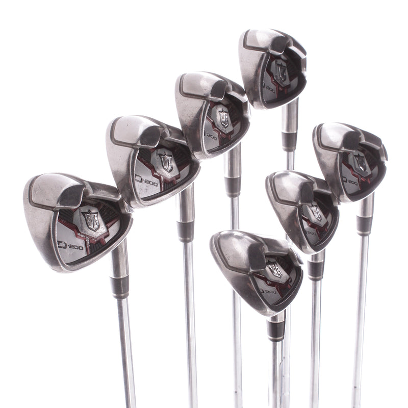 Wilson Staff D200 Men's Right Hand Irons 5-SW  Steel Uniflex - True Temper