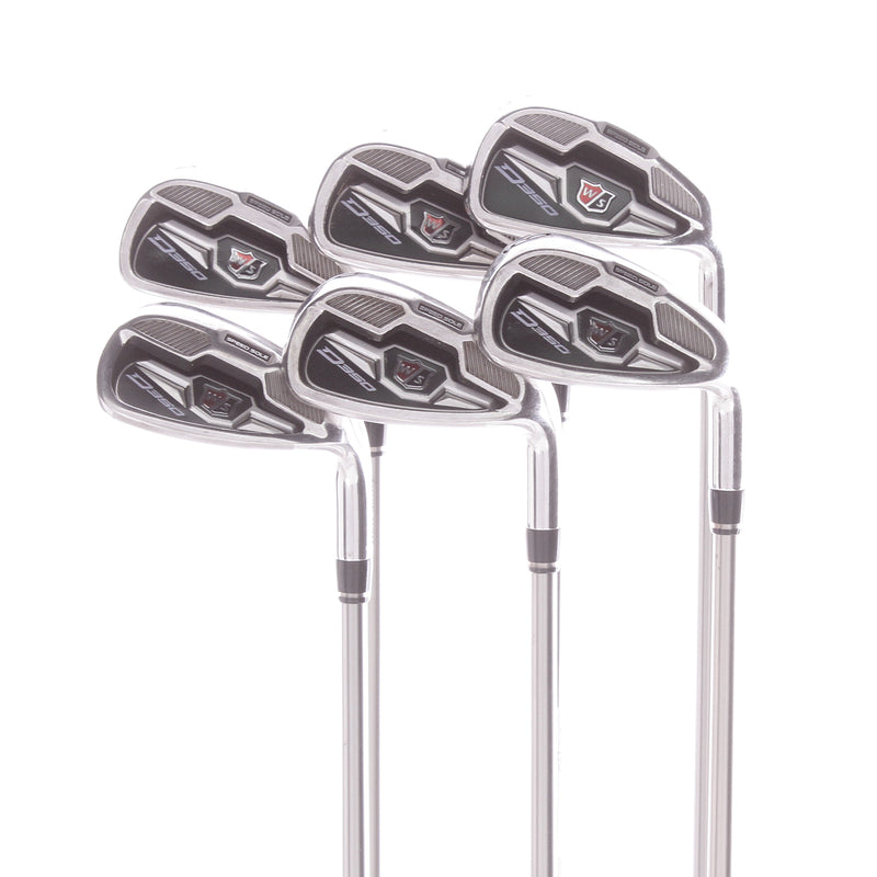 Wilson Staff D350 Graphite Men's Right Hand Irons 6-SW Stiff - UST Mamiya Elements Chrome