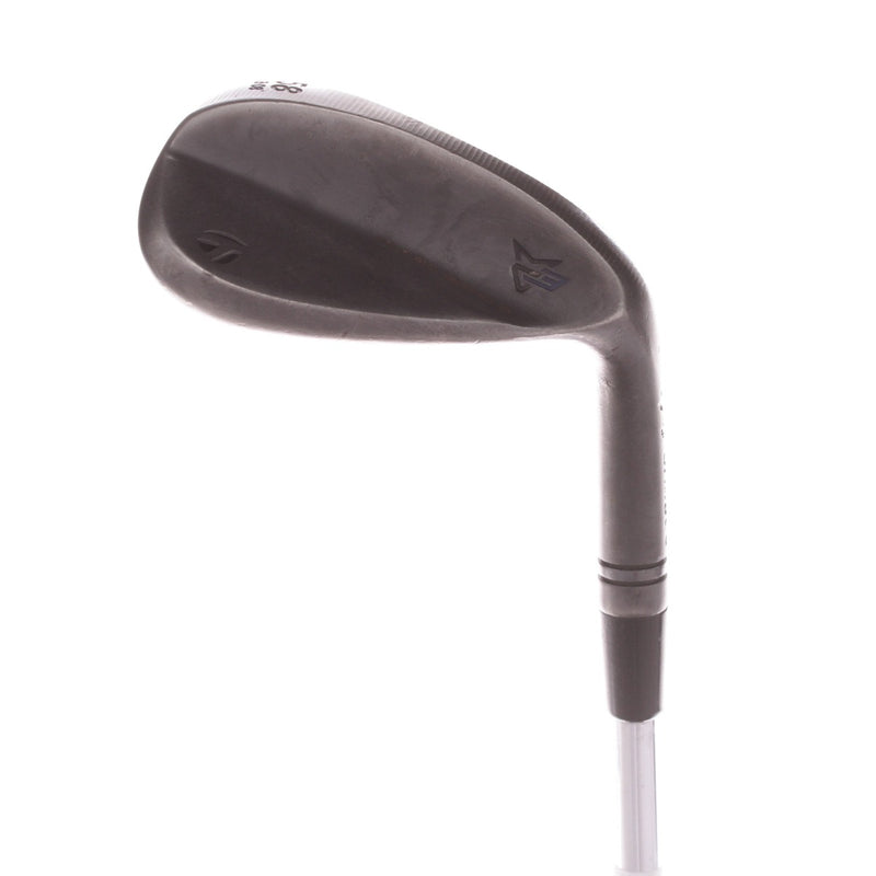 TaylorMade Milled Grind 3 Black LB Steel Mens Right Hand Lob Wedge 58 Degree 8 Bounce Stiff - Dynamic Gold Tour Issue S200