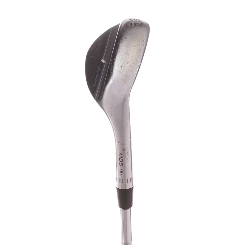 Callaway Jaws MD5 Chrome S-Grind Steel Mens Right Hand Lob Wedge 60 Degree 10 Bounce Stiff - Dynamic Gold