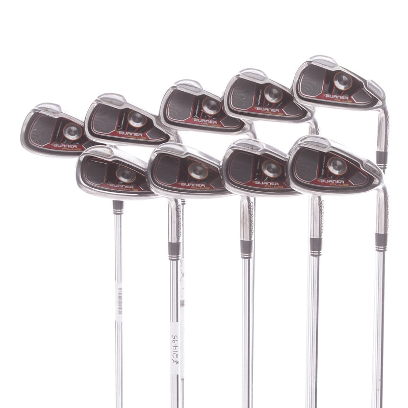 TaylorMade Burner Plus Mens Right Hand Steel Irons 4-SW+AW Regular - Burner 85