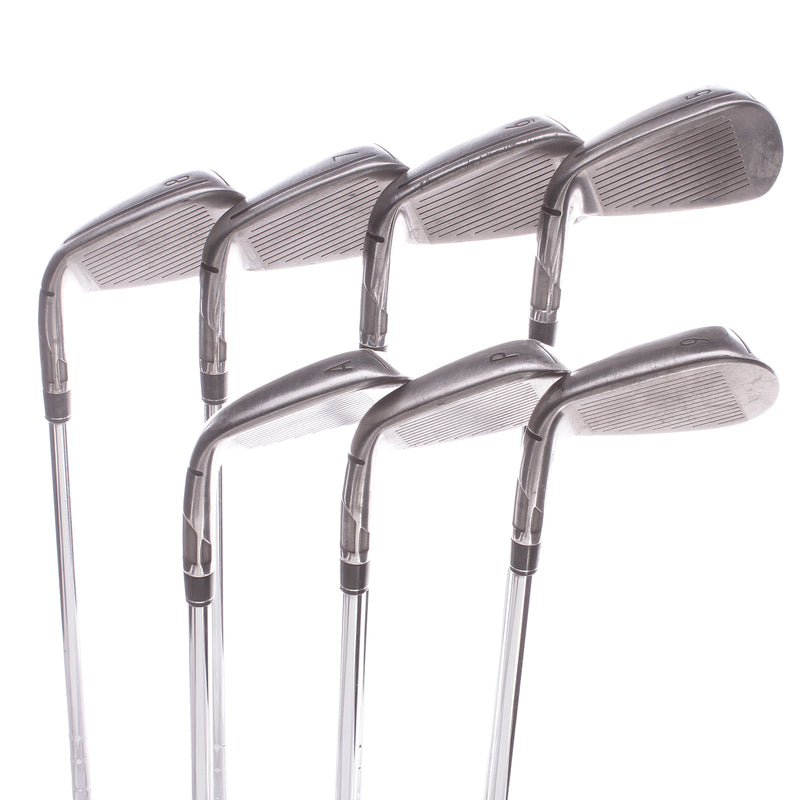 TaylorMade Sim Max OS Steel Mens Right Hand Irons 5-PW+AW Stiff - KBS Max 85 S