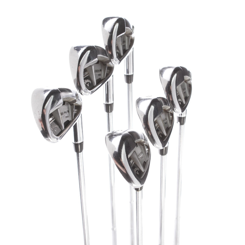 Callaway Rogue Pro Steel Mens Right Hand Irons 5-PW Standard Stiff - True Temper Dynamic Gold S300