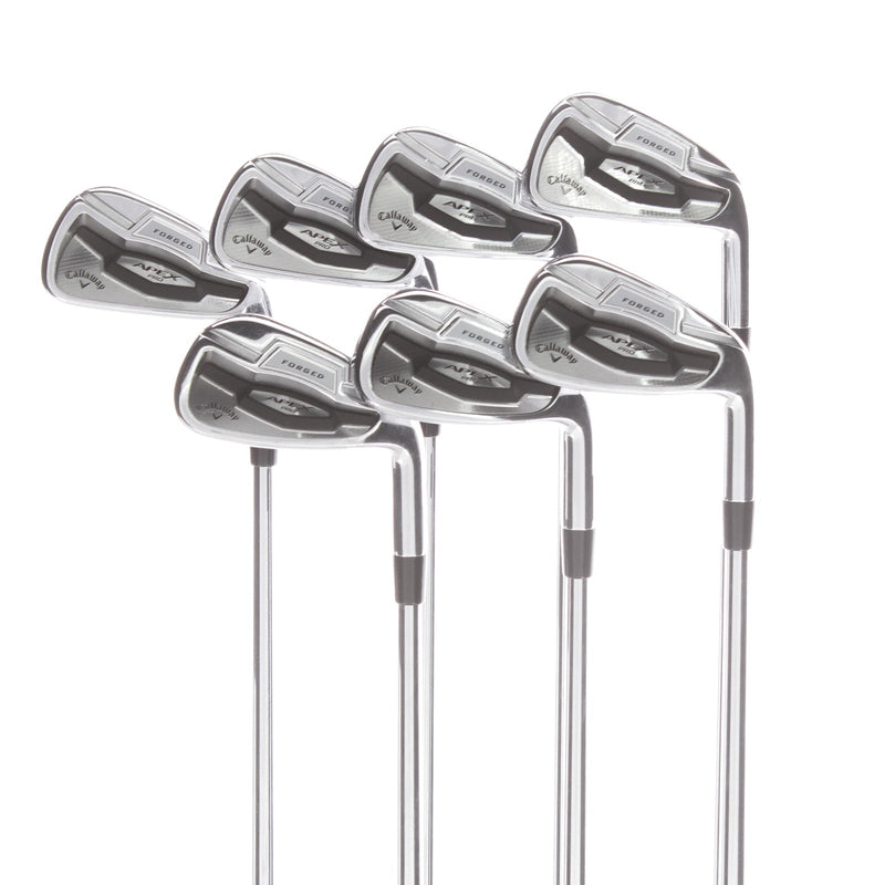 Callaway Apex Pro 16 Steel Mens Right Hand Irons 4-PW Stiff - Rifle Project X 6.0