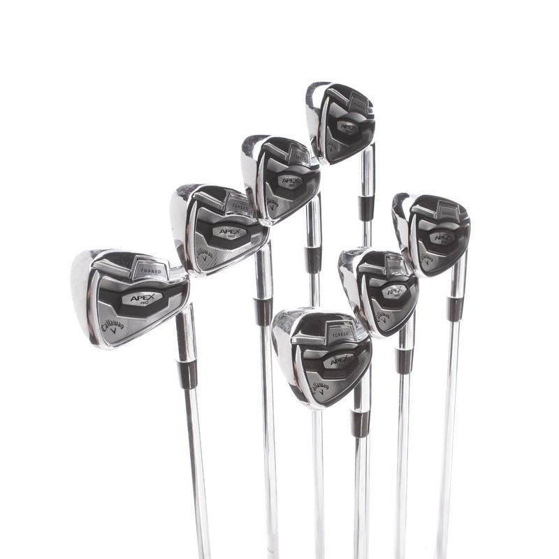 Callaway Apex Pro 16 Steel Mens Right Hand Irons 4-PW Stiff - Rifle Project X 6.0