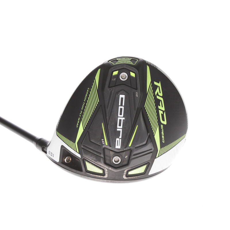 Cobra Radspeed Graphite Mens Right Hand Driver  10.5*  Stiff - Fujikura Motore F3 6-S