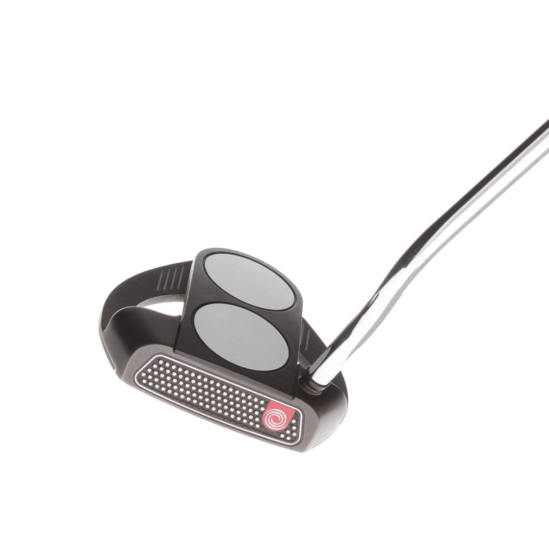 Odyssey O-Works 2-Ball Fang Black Mens Right Hand Putter 34" Mallet - Odyssey Super Stroke Mid Slim 2.0