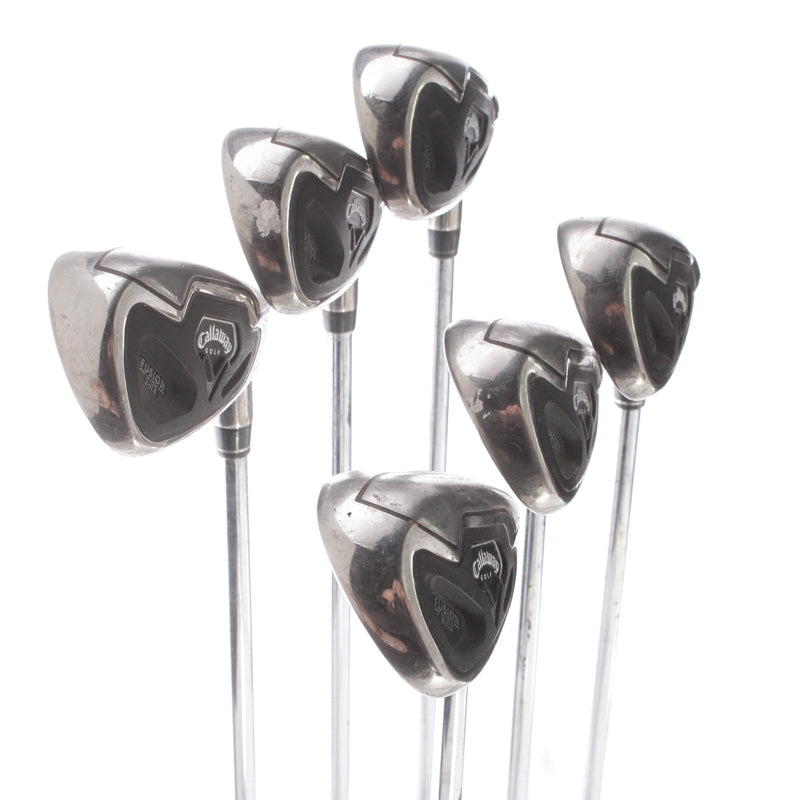 Callaway Fusion Wide Sole Steel Mens Right Hand Irons 5-PW Uniflex - Callaway