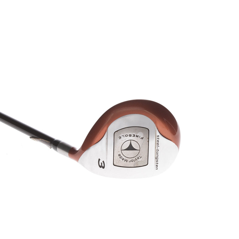 TaylorMade FireSole Graphite Mens Right Hand Fairway 3 Wood 15* Regular - TaylorMade Bubble R-80