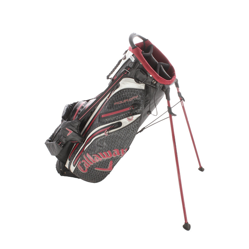 Callaway Aqua Dry Stand Bag - Black/Red/White/Grey