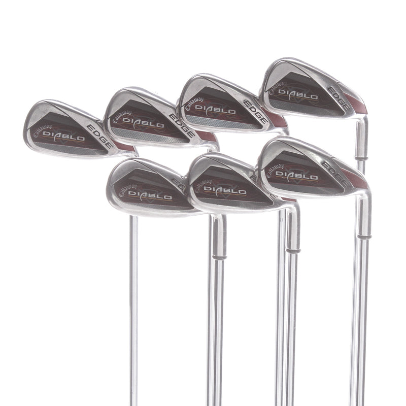 Callaway Diablo Edge Steel Mens Right Hand Irons 5-SW Uniflex - Callaway Diablo Edge