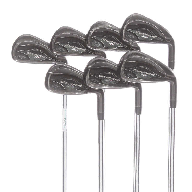 Callaway Steelhead XR Pro Steel Mens Right Hand Irons 4-PW Stiff - True Temper XP 105 ST15 S300