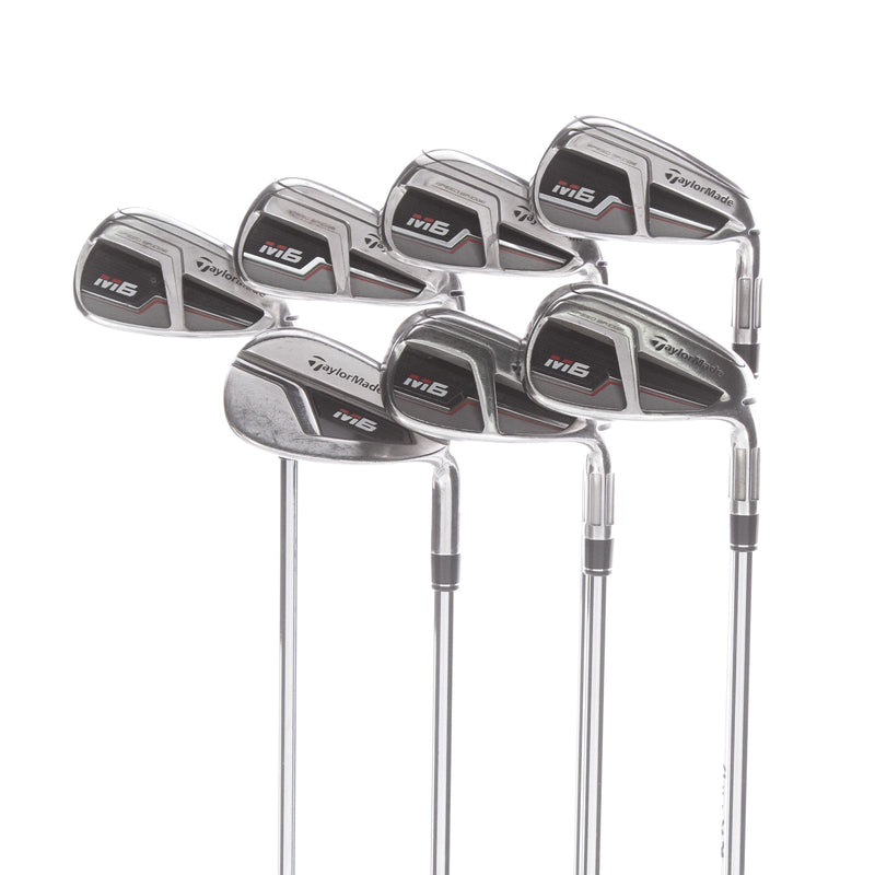 TaylorMade M6 Steel Mens Right Hand Irons 5-SW Regular - KBS Max 85