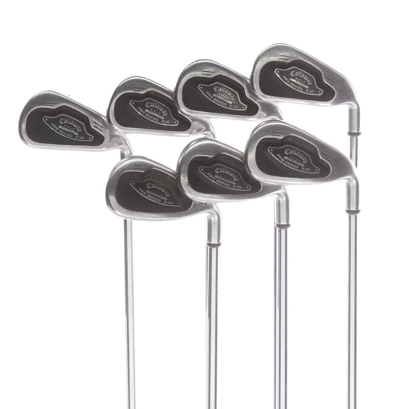 Callaway X-16 Pro Series Steel Mens Right Hand Irons 4-PW Regular - Callaway