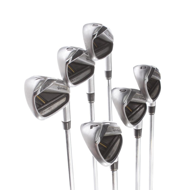 TaylorMade Rocketbladez Steel Mens Right Hand Irons 5-PW Regular - TaylorMade Rocketfuel