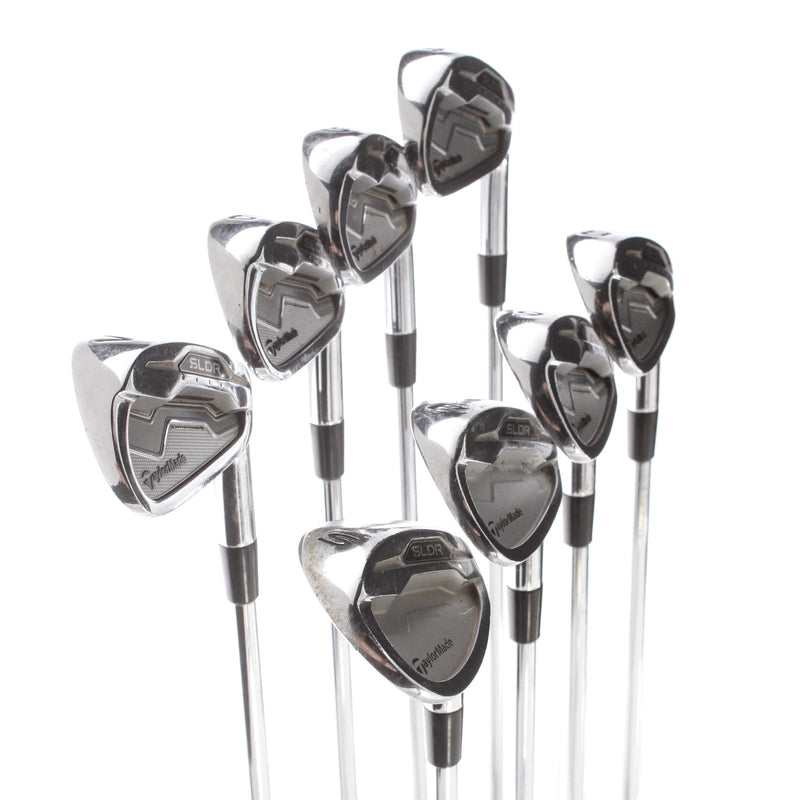 TaylorMade SLDR Steel Mens Right Hand Irons 4-SW Regular - KBS Tour C-Taper 90