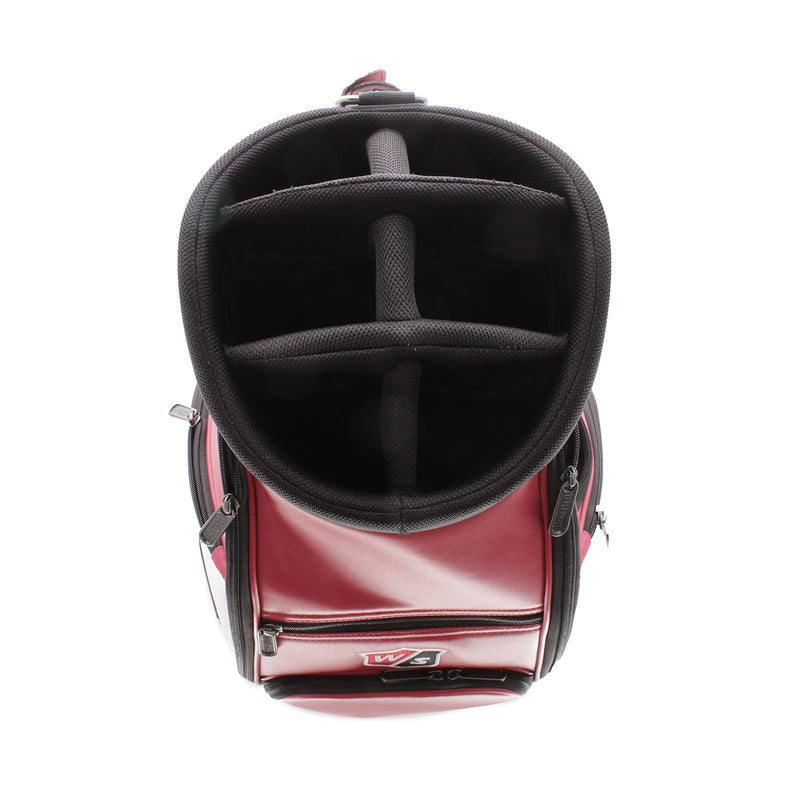 Wilson Staff Cart Bag - Red/White/Black