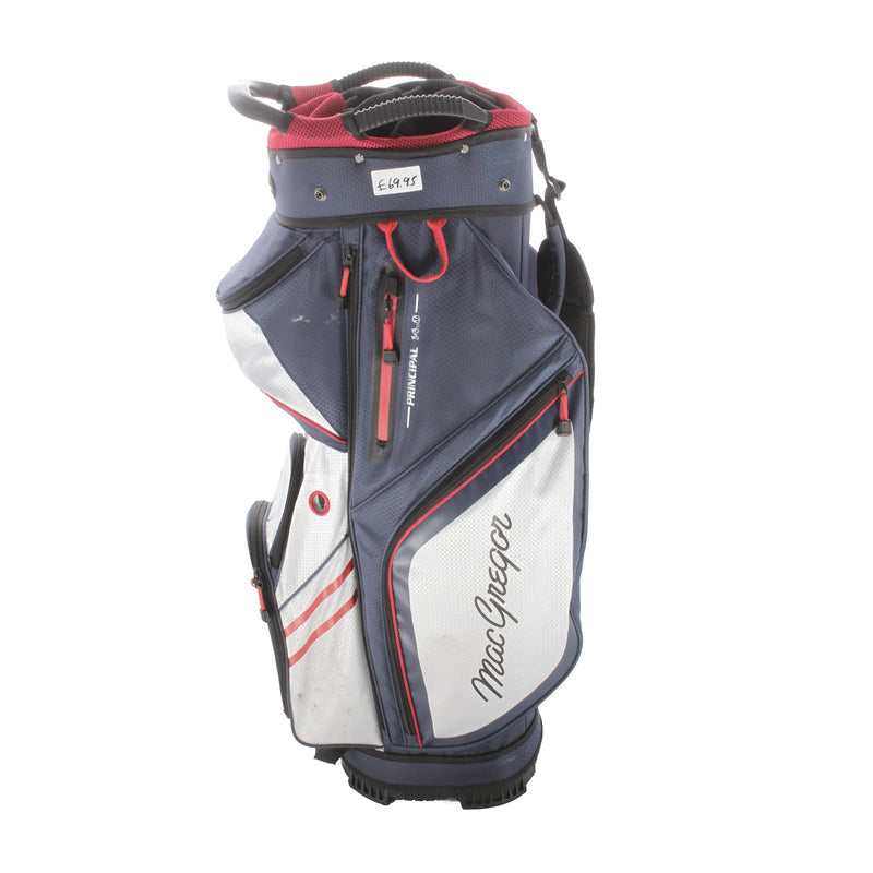 MacGregor Principal 14.0 Cart Bag - Red/White/Blue