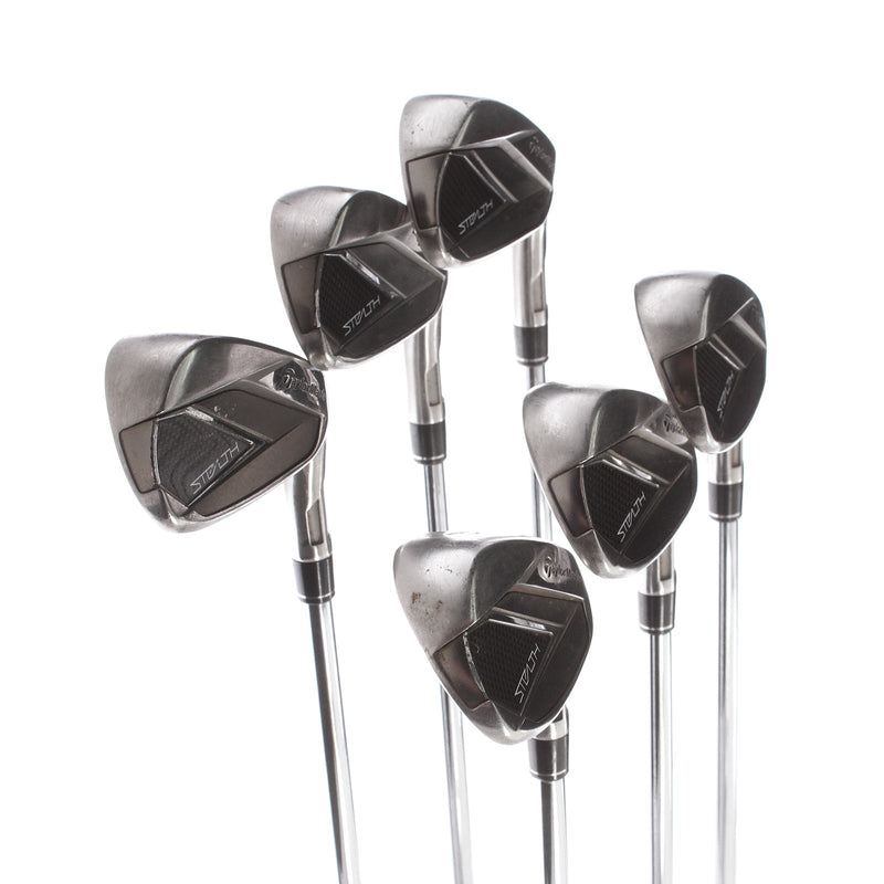 TaylorMade Stealth Steel Mens Right Hand Irons 5-PW Stiff - NSPro Modus3 Tour 105